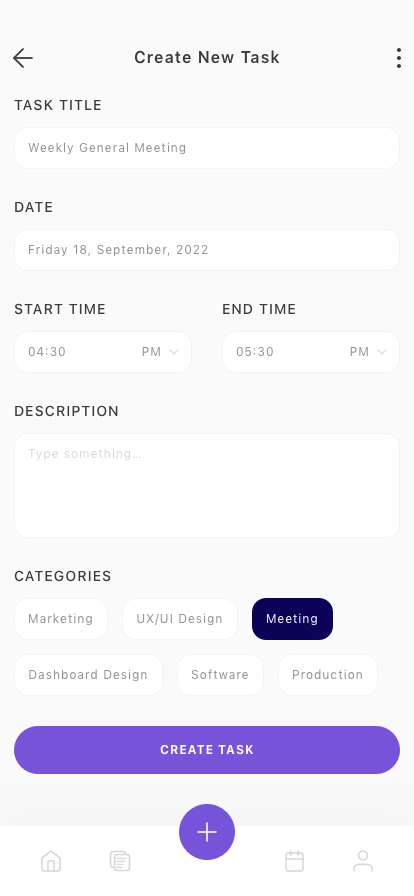 Task Management Mobile App UI Kit - Screenshot 3