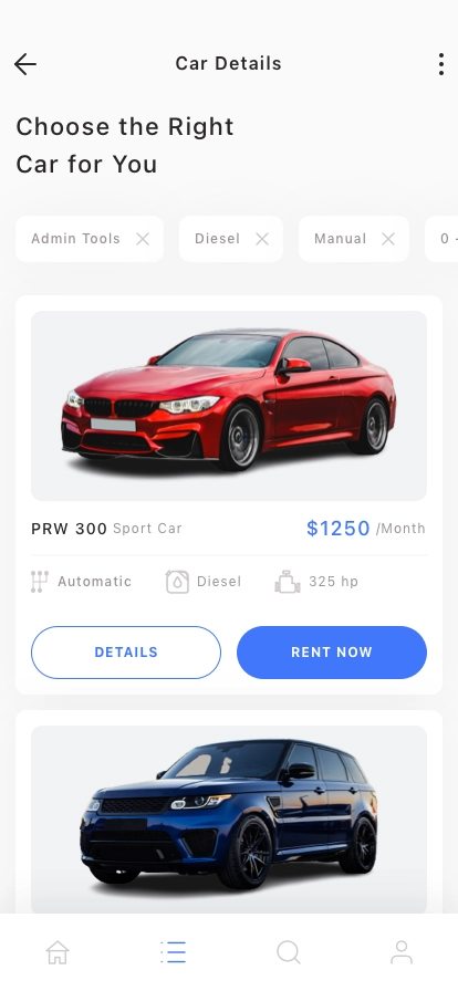 Car Marketplace Mobile App UI Kit - Screenshot 5