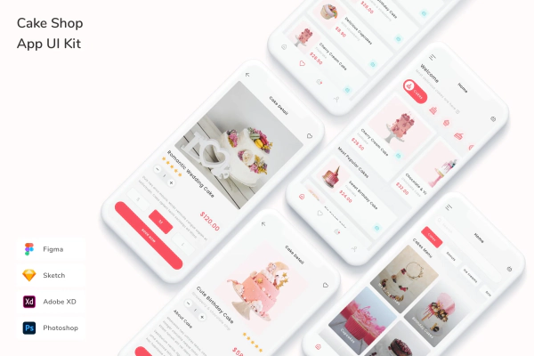 Cake Shop App UI Kit