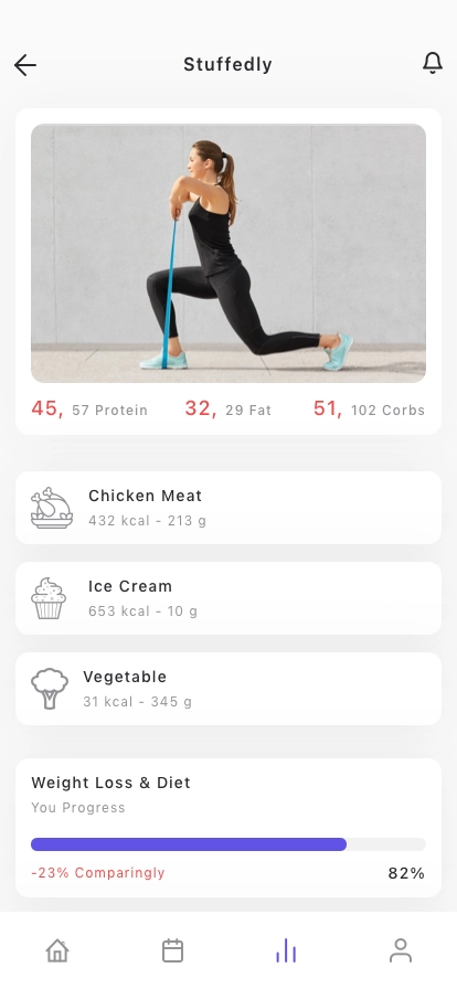 Weight Management App UI Kit - Screenshot 2