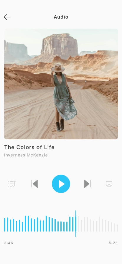 Music Player Mobile App UI Kit - Screenshot 4