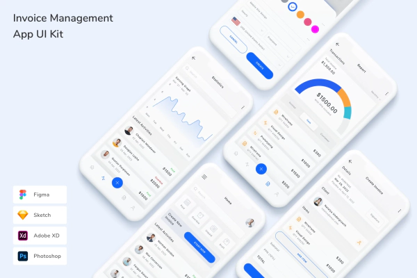 Invoice Management App UI Kit