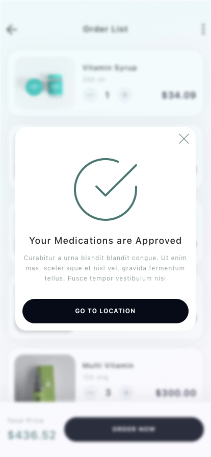 Medical Delivery Mobile App UI Kit - Screenshot 4
