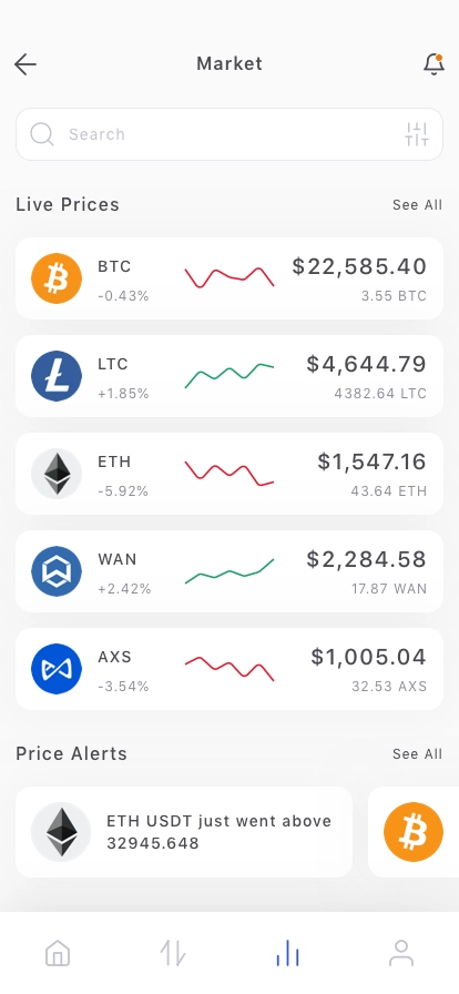 Crypto Exchange Mobile App UI Kit - Screenshot 5