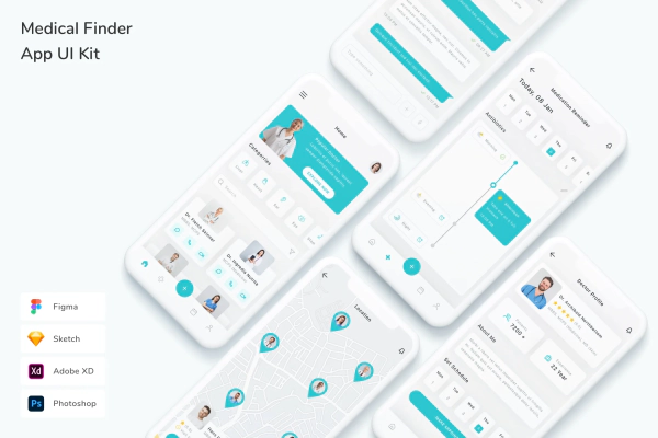 Medical Finder App UI Kit