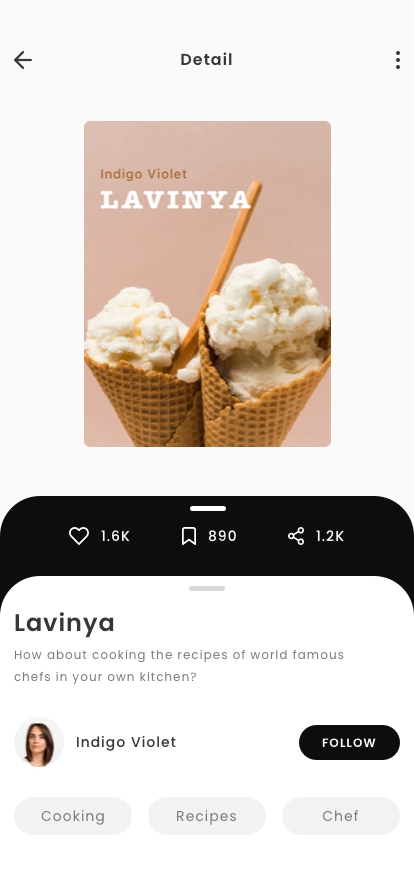Cooking Recipe Mobile App UI Kit - Screenshot 4