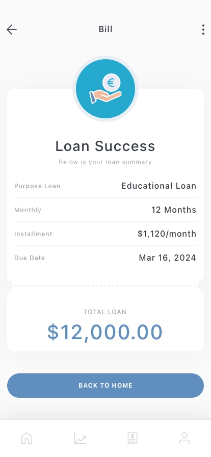 Loan Calculator Mobile App UI Kit - Screenshot 4