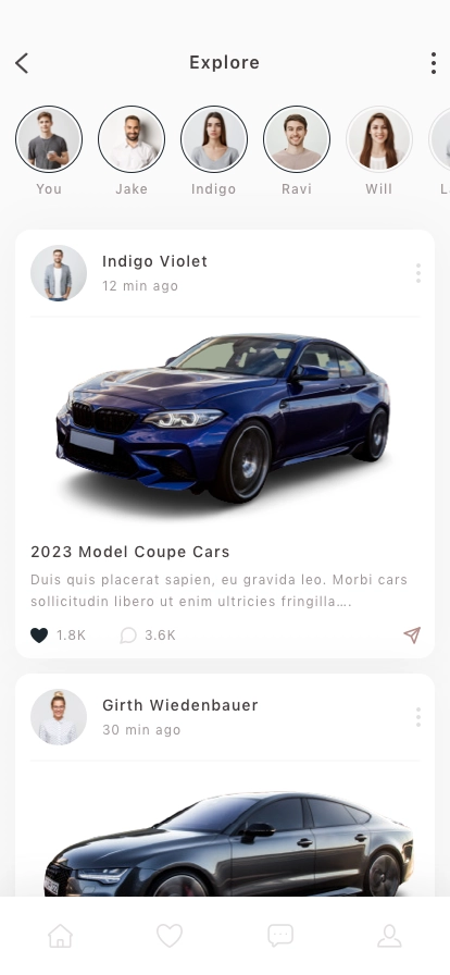 Car Marketplace Mobile App UI Kit - Screenshot 2