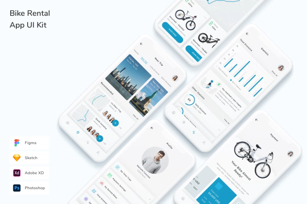Bike Rental App UI Kit