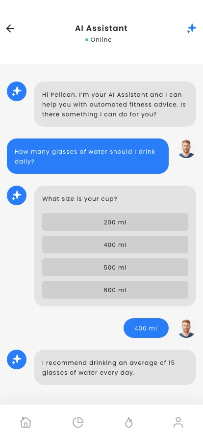AI Health Assistant Mobile App UI Kit - Screenshot 2