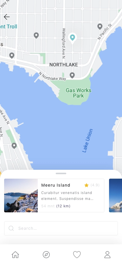 Travel Planner Mobile App UI Kit - Screenshot 2