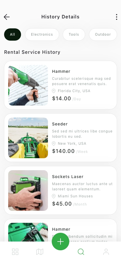 Tool Rental Mobile App UI Kit - Screenshot 4