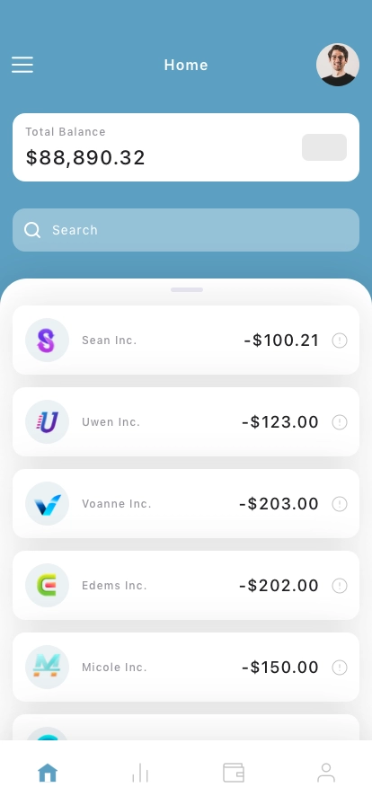 Finance Mobile App UI Kit - Screenshot 2
