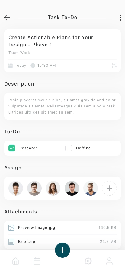 To-Do List Mobile App UI Kit - Screenshot 5