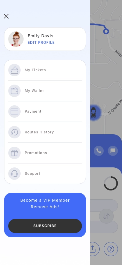 Public Transport Mobile App UI Kit - Screenshot 4