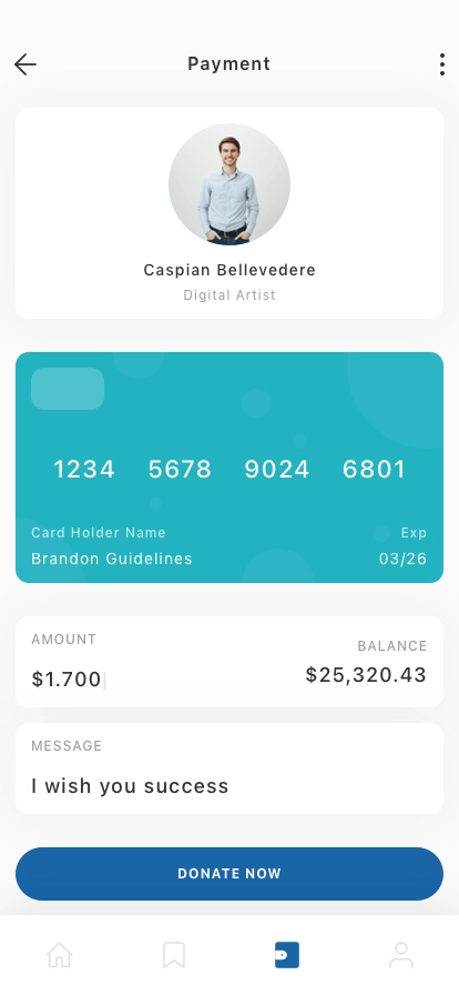 Crowdfunding Mobile App UI Kit - Screenshot 4