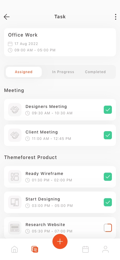 Task Planner Mobile App UI Kit - Screenshot 5