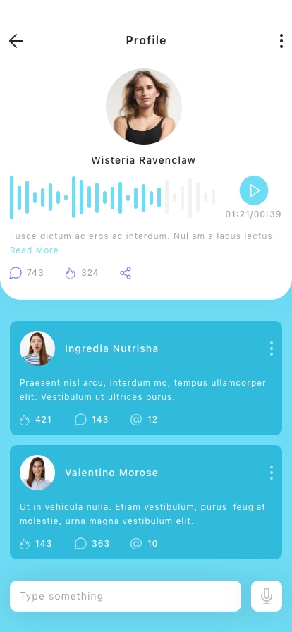 Voice Analysis Mobile App UI Kit - Screenshot 4