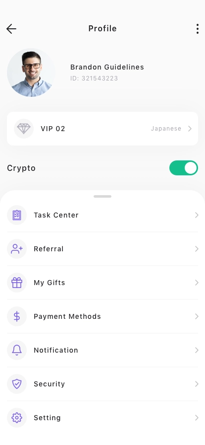 Crypto Trading Market App UI Kit - Screenshot 5