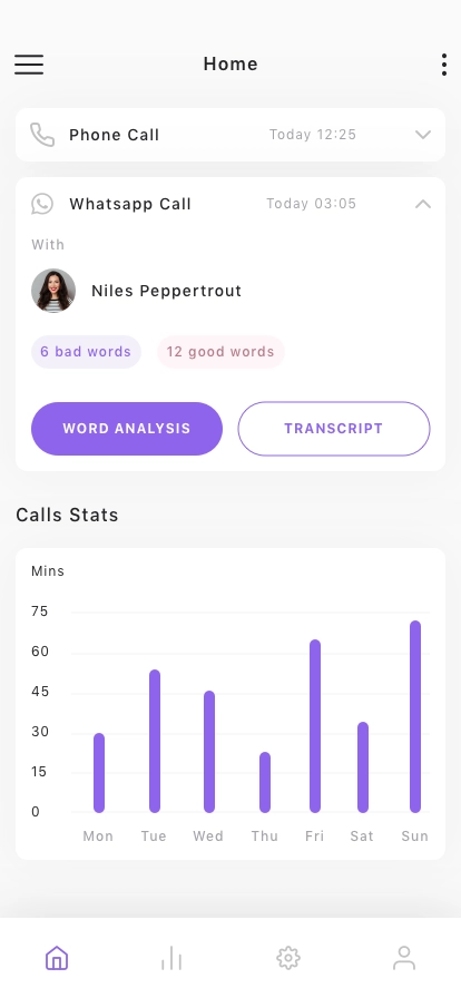 Voice Analysis App UI Kit - Screenshot 1