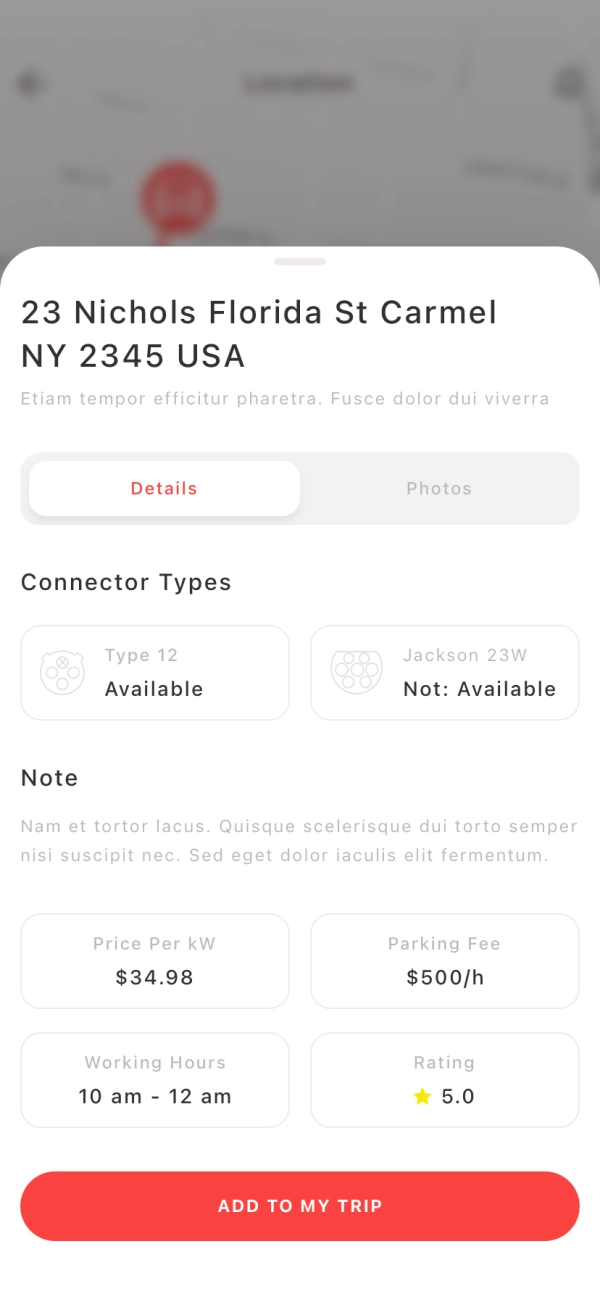 EV Charging Experience Mobile App UI Kit - Screenshot 3