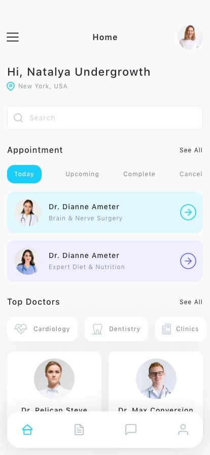 Doctor Appointment App UI Kit - Screenshot 2