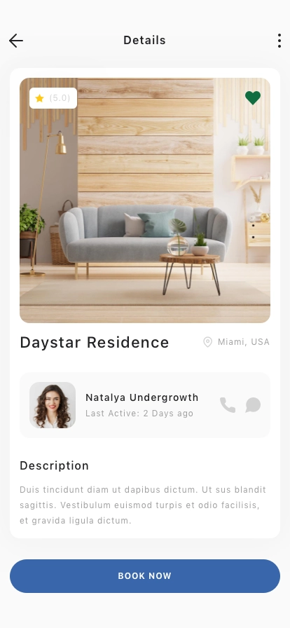 Renting Mobile App UI Kit - Screenshot 4