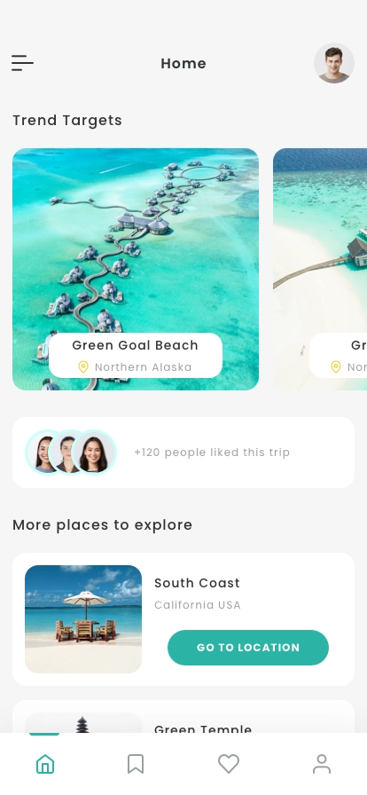 Travel Search App UI Kit - Screenshot 1