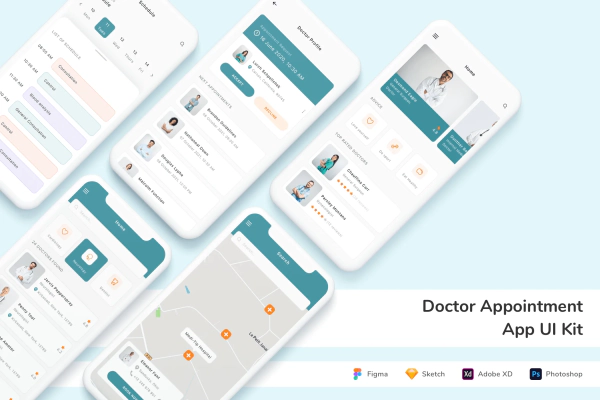 Doctor Appointment App UI Kit