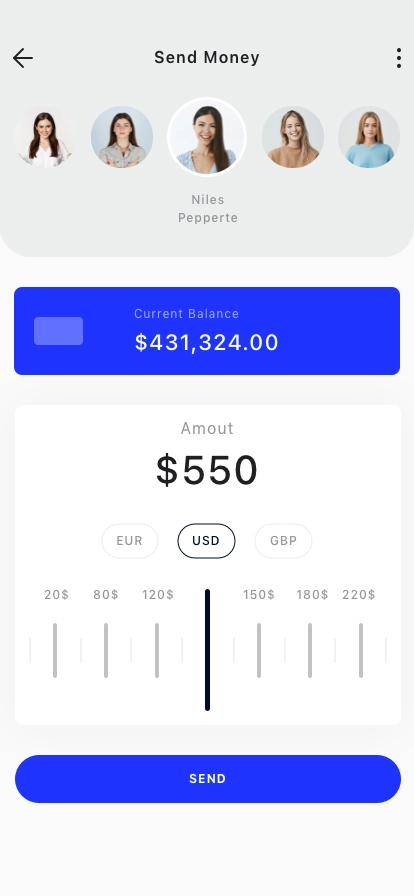 Finance & Banking Mobile App UI Kit - Screenshot 4
