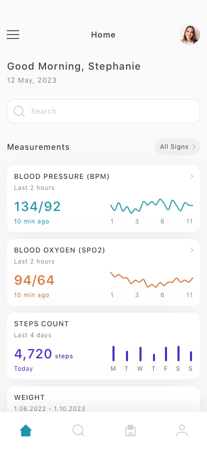 Patient Monitoring Mobile App UI Kit - Screenshot 1