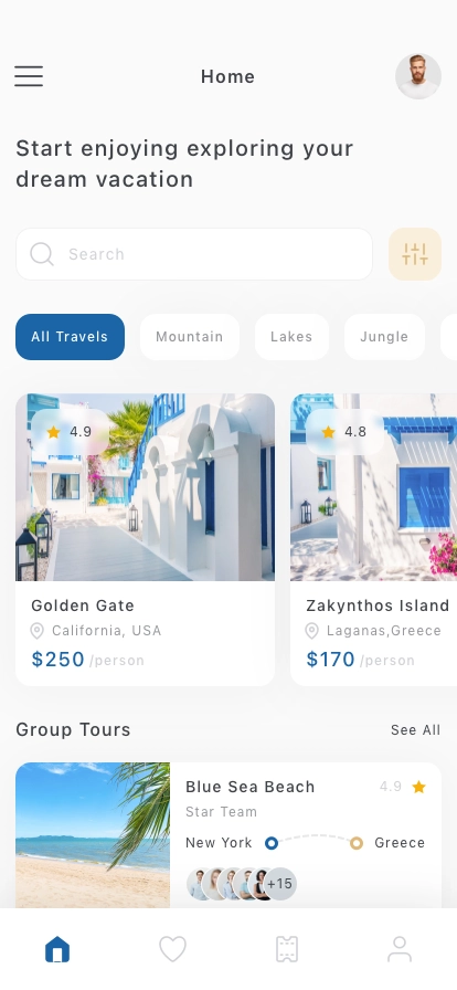 Travel Mobile App UI Kit - Screenshot 3