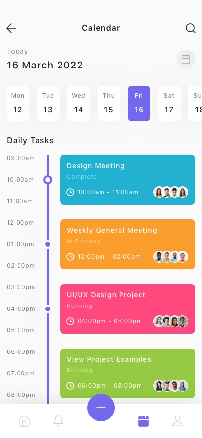 Task & Schedule App UI Kit - Screenshot 2