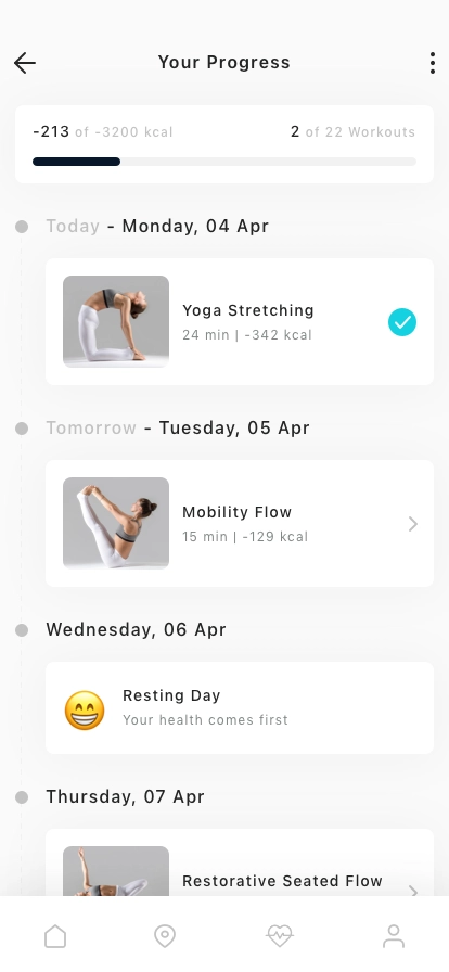 GYM & Fitness Mobile App UI Kit - Screenshot 5