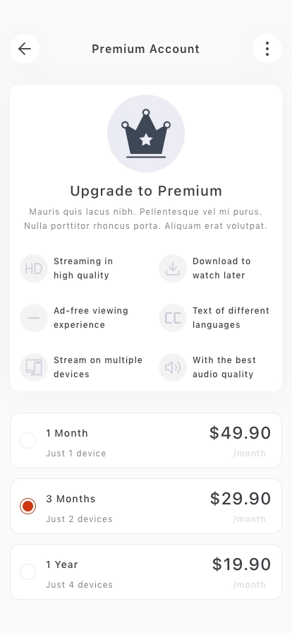 Movie & Cinema Ticket Mobile App UI Kit - Screenshot 4