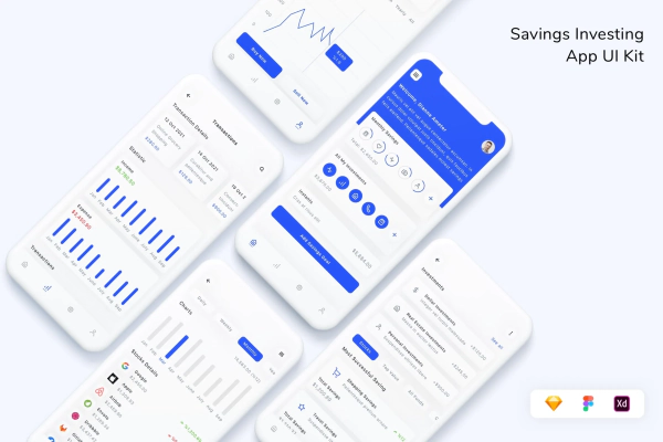 Savings Investing App UI Kit