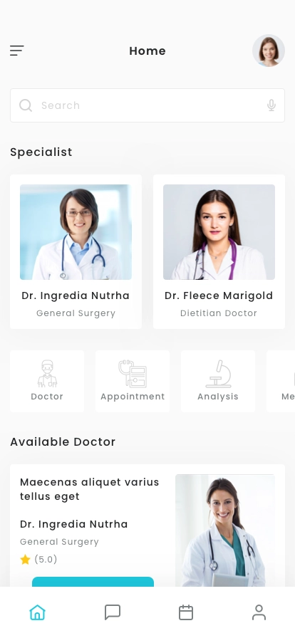 Dental Clinic Finder App UI Kit - Screenshot 1