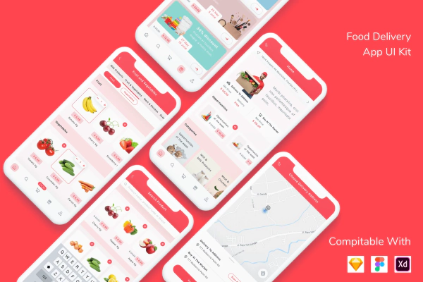 Food Delivery App UI Kit