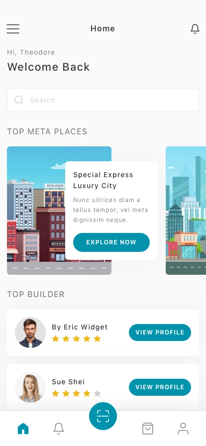 Metaverse Real Estate Mobile App UI Kit - Screenshot 1