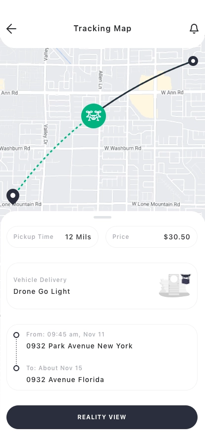 Package Tracking Mobile App UI Kit - Screenshot 4
