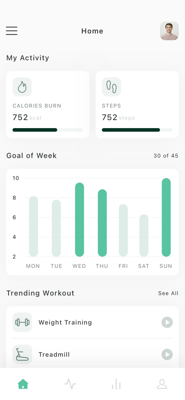Weight Loss Mobile App UI Kit - Screenshot 1