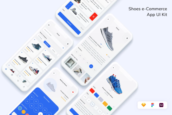 Shoes e-Commerce App UI Kit