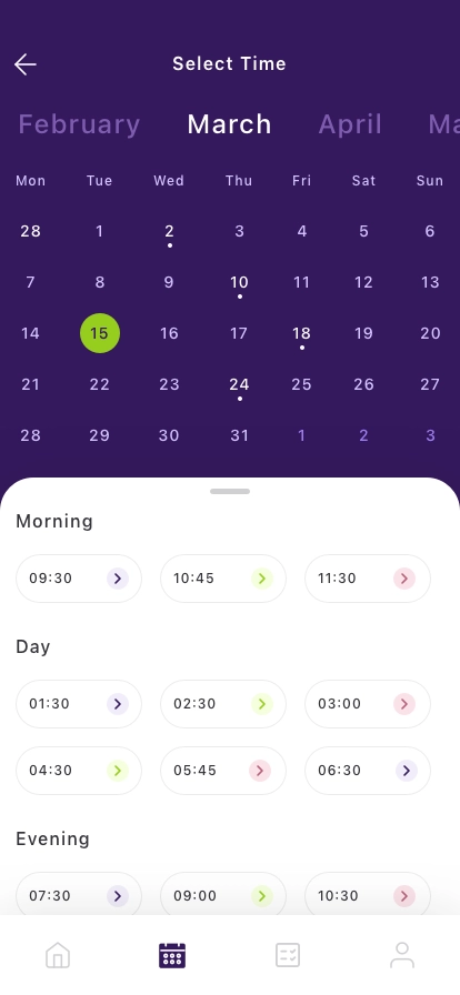 Calendar & Schedule Mobile App UI Kit - Screenshot 5