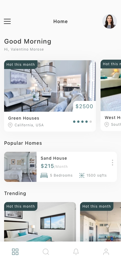 Real Estate Concept Mobile App UI Kit - Screenshot 2