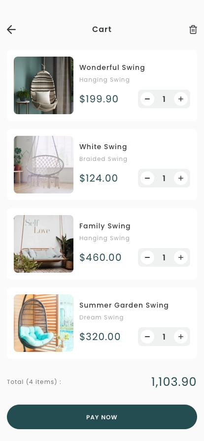 Clothing & Fashion Shopping App UI Kit - Screenshot 4