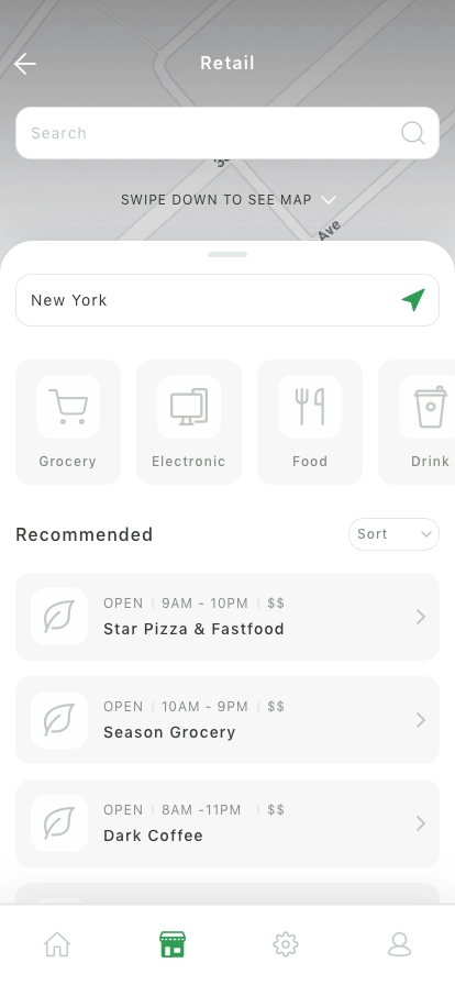 Green Brands Finder Mobile App UI Kit - Screenshot 4