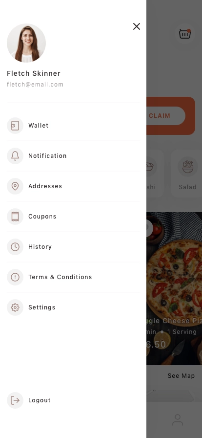 Fastfood Delivery Mobile App UI Kit - Screenshot 3