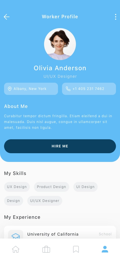 Job Hiring Mobile App UI Kit - Screenshot 5
