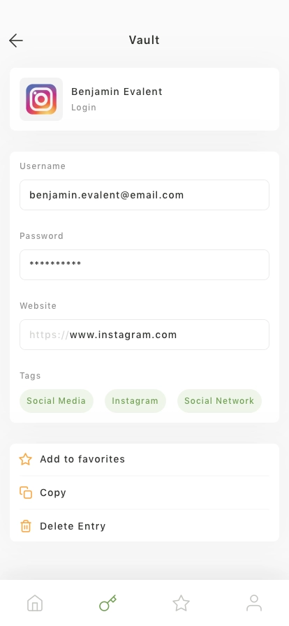 Password Manager App UI Kit - Screenshot 3