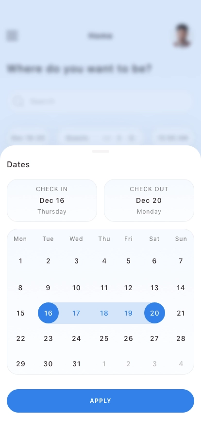 Hotel Booking Mobile App UI Kit - Screenshot 3